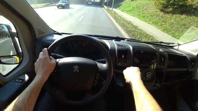 Peugeot Boxer 2.0 BlueHDi 130 HP Euro 6 | 4K POV Test Drive #117 Joe Black