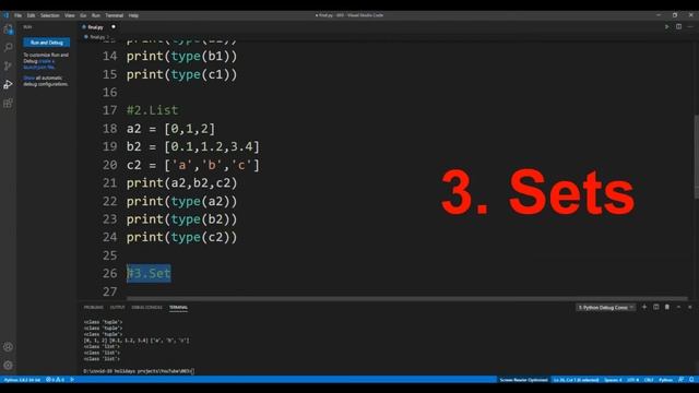 Python Easy, Fast developer part-3| Tuple, List, Set, Dictionary смотреть онлайн