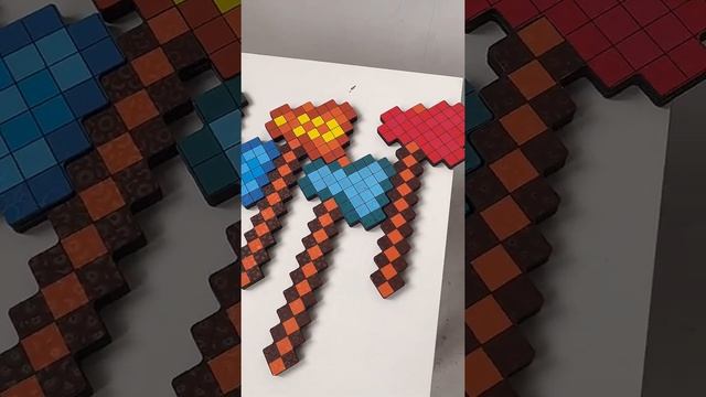 Топор Майнкрафт(Minecraft) из дерева смотреть онлайн