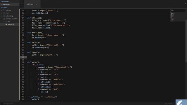 MAKE A TERMINAL EMULATOR | USING PYTHON | SIMPLE TERMINAL EMULATOR MADE WITH PYTHON смотреть онлайн