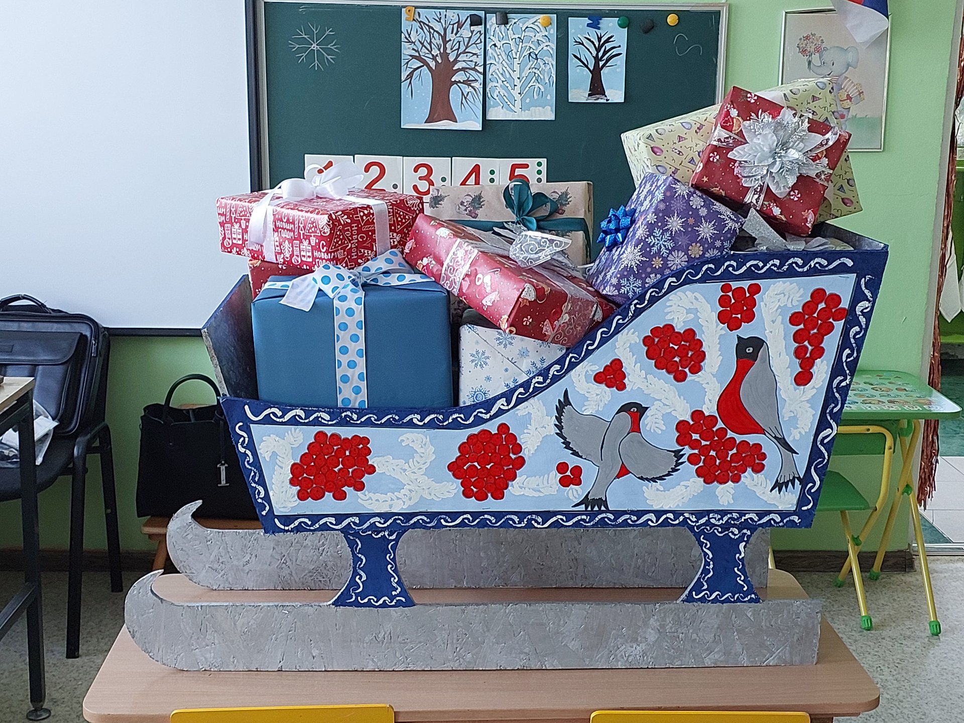 Новогодние сани своими руками. смотреть онлайн