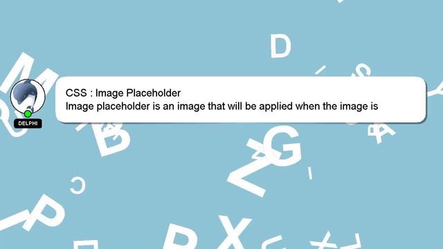 CSS : Image Placeholder смотреть онлайн