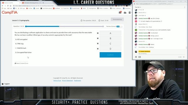 Security+ Practice Questions Using CompTIA's CertMaster Learn смотреть онлайн