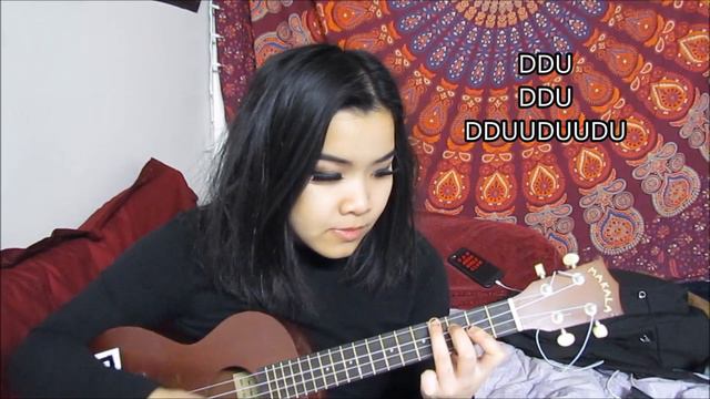 Love Yourself Justin Bieber Ukulele Tutorial смотреть онлайн