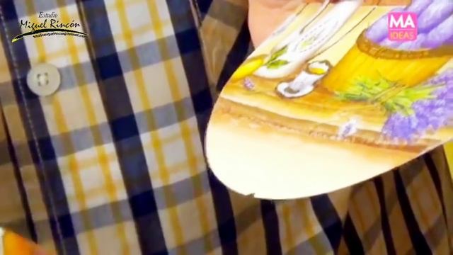 Decoupage: con lavandas en Servilleta Decorativa con Miguel Rincón. смотреть онлайн