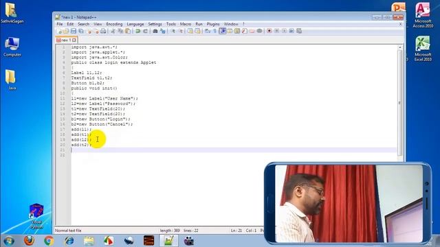 How to Create Login Form using JAVA and HTML Part-1|2021| in Kannada смотреть онлайн
