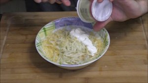 Салат из репы с яблоками