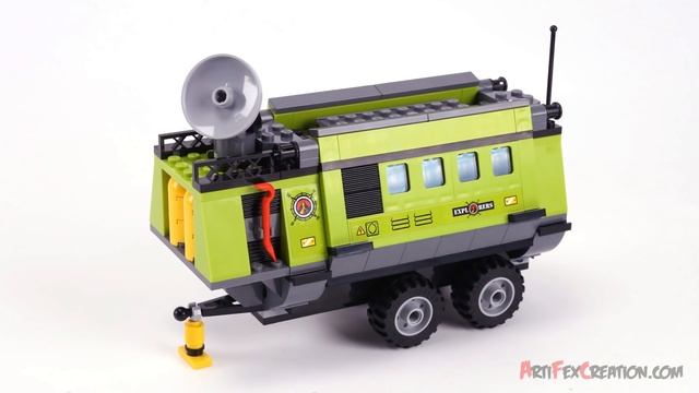 Lego City VOLCANO EXPLORATION BASE 60124 Stop Motion Build Review