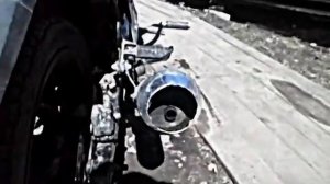 прямоток на мопеде ямасаки блейд.