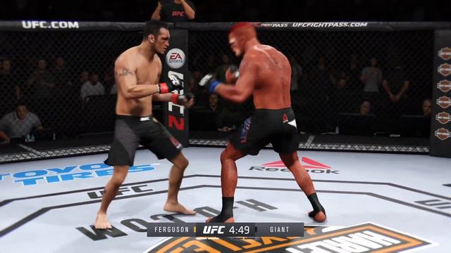 Tony Ferguson vs. Dead Giant - EA sports UFC 2 - Crazy UFC 👊🤪 смотреть онлайн