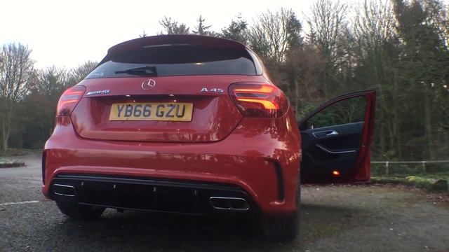 ♛ MERCEDES A45 AMG NEW MODS AND EXHAUST SOUNDS ||| DOWNPIPE AND INTAKE FITTED смотреть онлайн