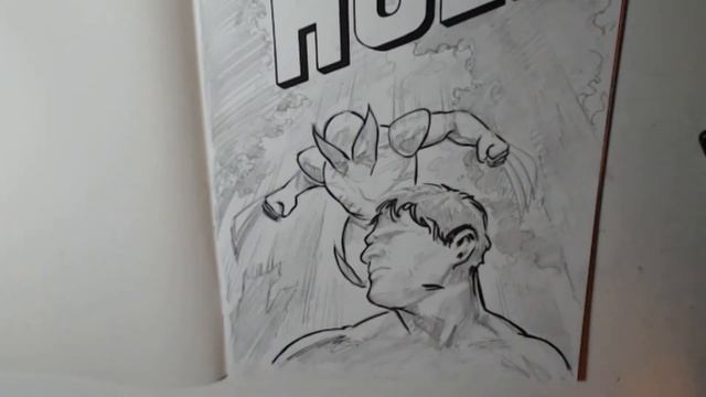 Blank Cover Sketch 02 - Wolverine attack смотреть онлайн