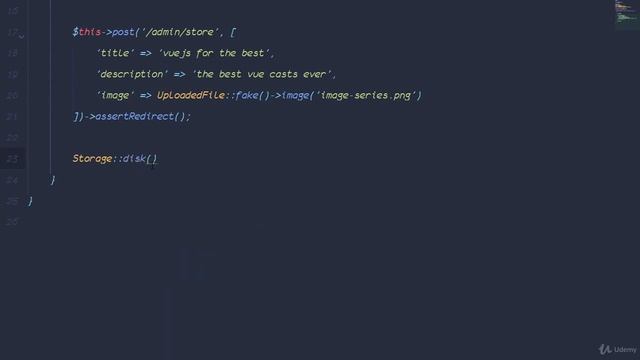 Udemy Laravel - 050 Testing series creation and file upload смотреть онлайн