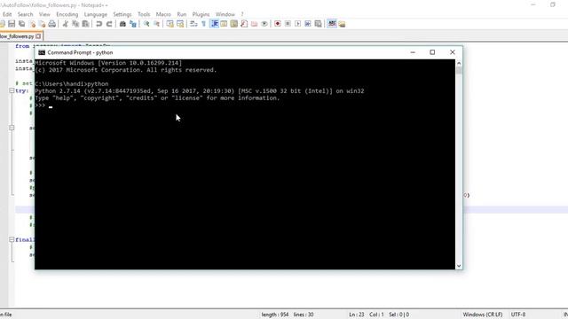 Cara Auto Follow Instagram Gratis pake Script Instagram Bot Python смотреть онлайн