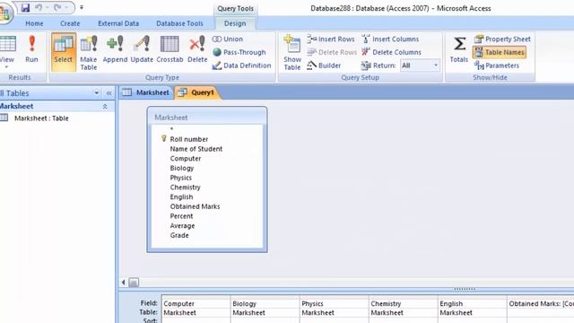 How to prepare marksheet in ms access ms access me marksheet banana смотреть онлайн