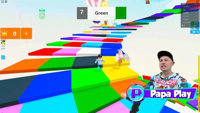 Мы с Катей чемпионы в Tower of Color Block смотреть онлайн