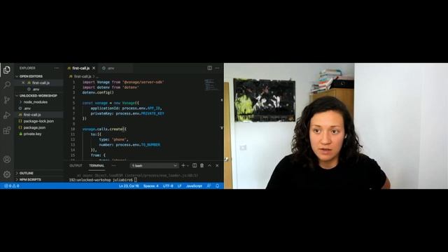 Get Started with Vonage Voice and Node.js - Julia Biro - Vonage UNLOCKED: Developer Workshop смотреть онлайн