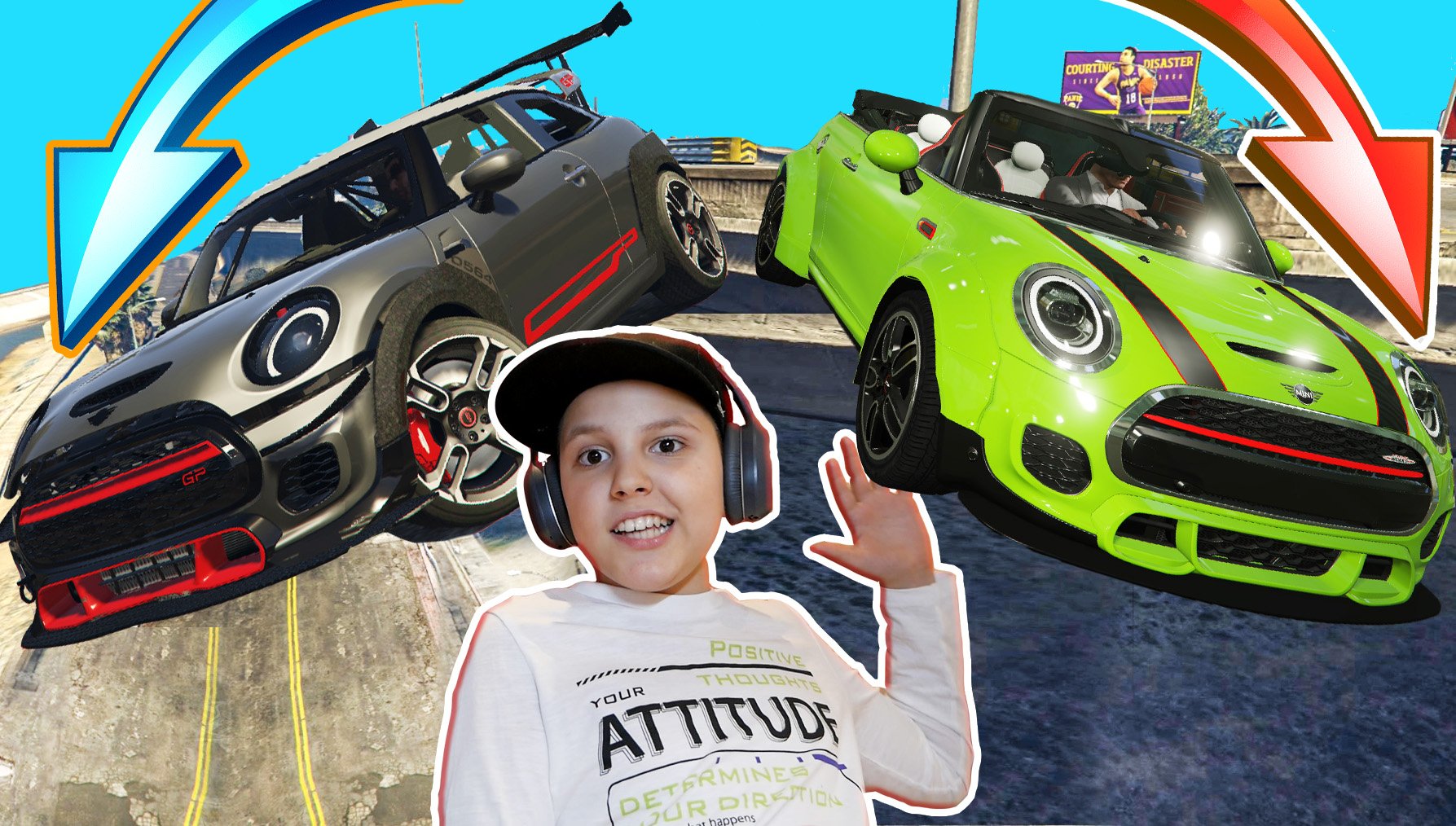 Разбили Сразу Два МИНИ КУПЕРА в GTA 5 смотреть онлайн