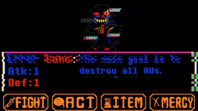 ErrorTale Sans MEGALOVANIA