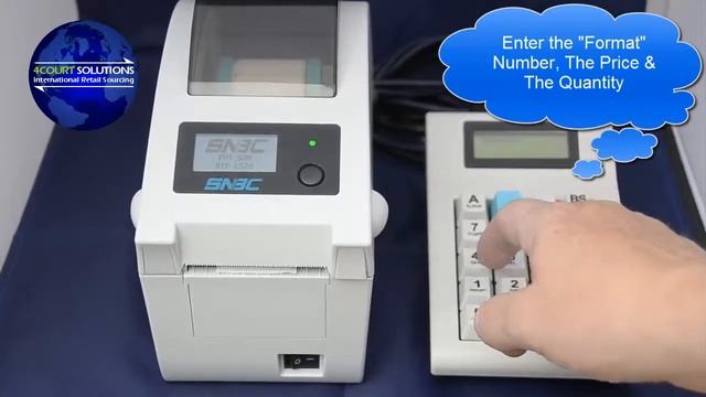 970 Linux-based Key Pad with SNBC Label Printer смотреть онлайн
