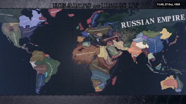 Pax Britannica - A Hearts of Iron IV Mod Timelapse смотреть онлайн