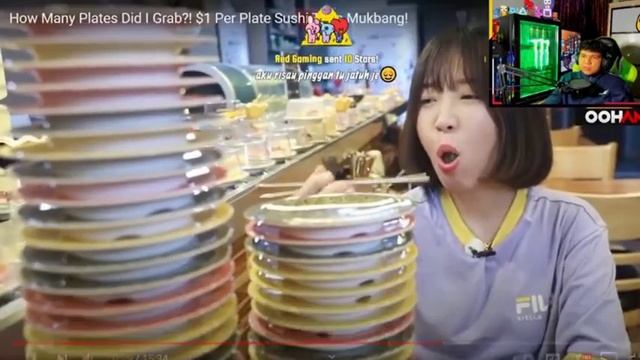 Oohami react to Korean Mukbang Eating a lot of Shushi смотреть онлайн