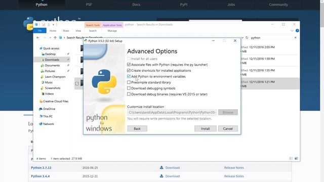 How to Run Python in the Windows Command Prompt смотреть онлайн