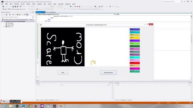 Connected Component Labeling смотреть онлайн
