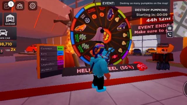 Мега-прокрутка колеса фартуны в боссе таксиста | Taxi Boss Roblox смотреть онлайн