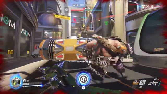 4 minute Genji massacare on Numbani - Overwatch Genji gameplay смотреть онлайн