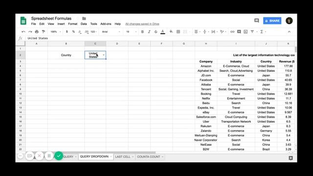 Google Sheets Query Formula with Dropdown List (Data Validation) Cell Reference - Dynamic Dashboard смотреть онлайн