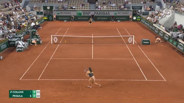 Pegula vs Collins Round 1 Highlights | Roland-Garros 2023 смотреть онлайн
