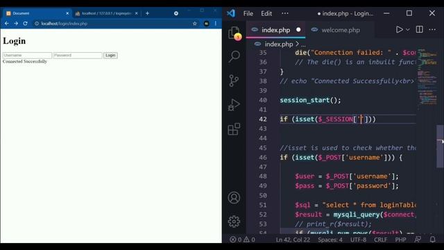 How to make Login Form using PHP and MySQL смотреть онлайн
