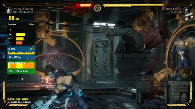T-1000 Benchmarks the T7 (Samsung 500gb SSD) DIRECTX 12 High Settings no HDR MK 11 9020 SFF Gamepla смотреть онлайн