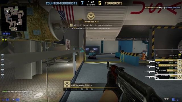 CSGO : Workshop Maps & Custom Bots | S01E05 | Cs_Apollo | Hostage Rescue смотреть онлайн