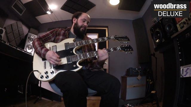 Test Woodbrass Deluxe : la Gibson Custom Shop Alex Lifeson EDS-1275 Aged & Signed Double manche смотреть онлайн