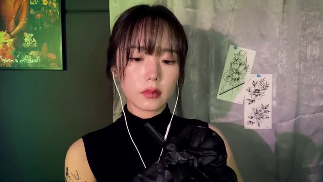 ASMR 수해의 타투샵 오픈🖤 타투샵 롤플레이ㅣTattoo shop roleplay RP смотреть онлайн