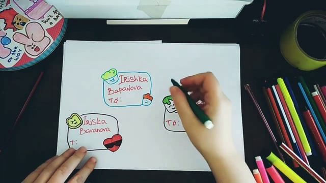 DIY ВИЗИТНЫЕ КАРТОЧКИ KAWAII ДЛЯ ТЕБЯ И ТВОИХ ДРУЗЕЙ