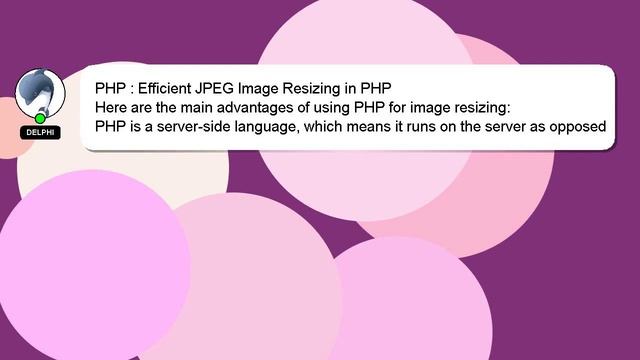 PHP : Efficient JPEG Image Resizing in PHP смотреть онлайн
