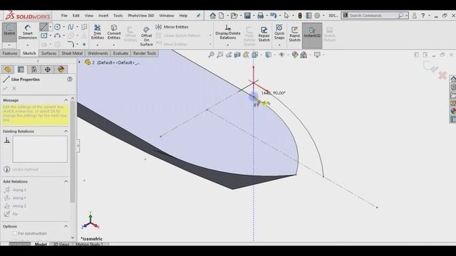 Step 1 Design Ship | SolidWorks tutorial. смотреть онлайн