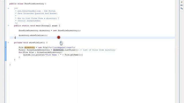 How To List Files from A Directory Using Java смотреть онлайн