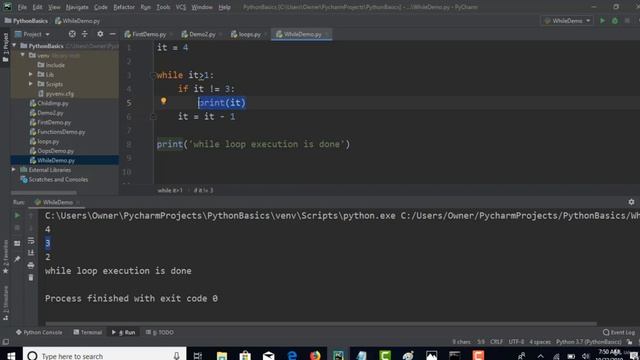 While loop in Python| Python3 Full Crash Course 2023 | Learn Python for beginners. #7 смотреть онлайн