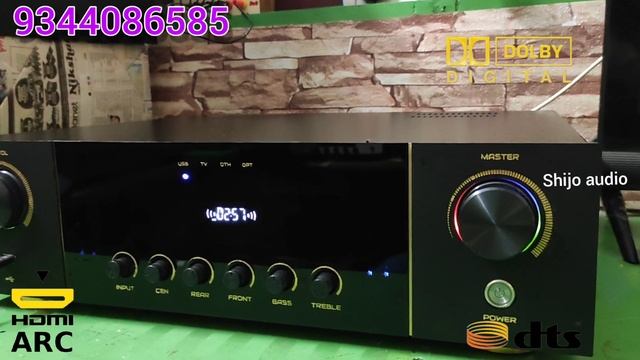 High Quality Cristal Clear 5.1 Dolby Amp/Input Selector/Duel vu meter/Duel Transformer/Soft Starter смотреть онлайн