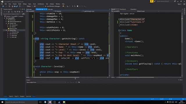 C++ Game Development | Console RPG | Part 03 | Items, Inventory, Leveling, Adventures and MORE! смотреть онлайн