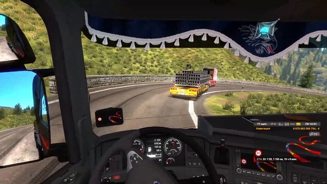 @@ ETS 2@RUS@Катаемся . Поедим На Всеми ЛюбимоM Scania Тащим Плиты.1/3 смотреть онлайн