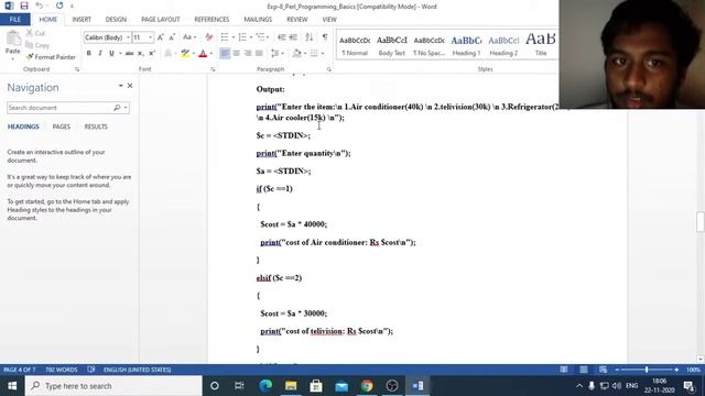 OSS LAB Exp 8 Basic Perl Programming смотреть онлайн