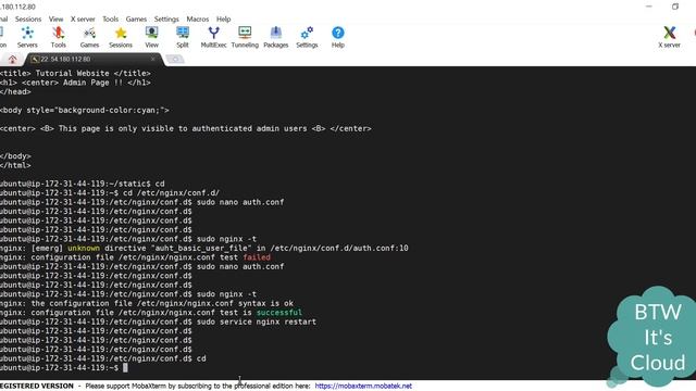 Basic Authentication with Nginx | Whitelisting | Username-password | Nginx Tutorial смотреть онлайн