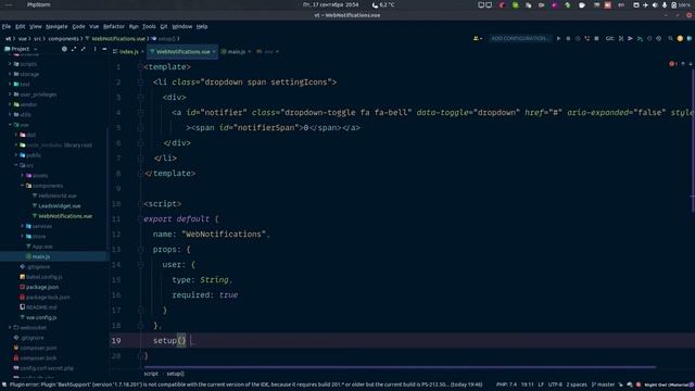 Vtiger - implementing notification system using websockets and Vue.js смотреть онлайн