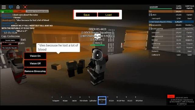 Roblox Star Wars Roleplay Episode 5: I am a ODCR. смотреть онлайн