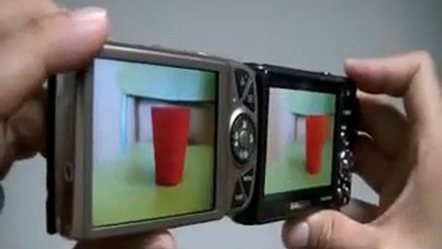 Samsung WB1000 (oled screen camra) vs Canon IXUS 990IS (TFT) смотреть онлайн